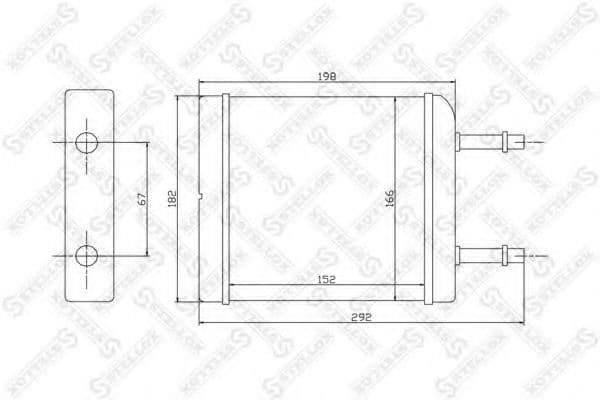 10-35050-SX Stellox Радіатор пічки