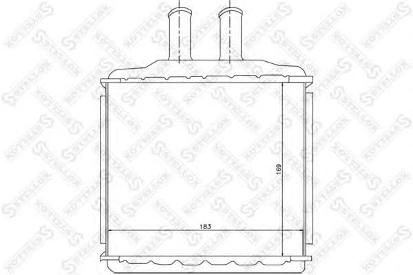 10-35105-SX Stellox Радиатор печки