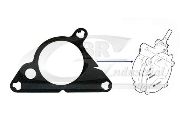 74213 3RG Прокладка вакуумного насоса тормозной системи