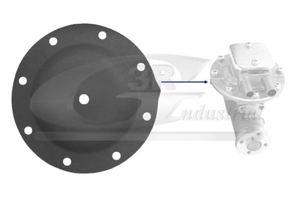 80005 3RG Мембрана вакуумного насоса тормозной системы