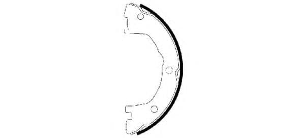 8DA 355 050-501 Hella Pagid Колодки ручника