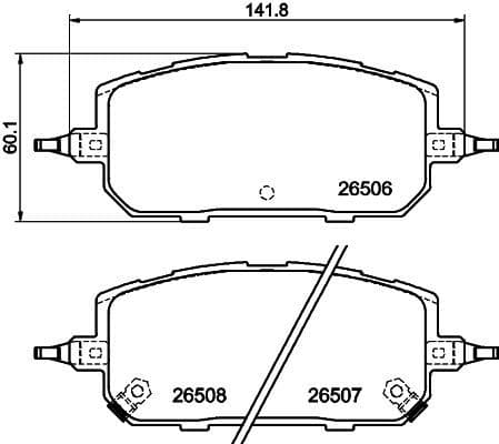 8db355044221 Hella Pagid Гальмівні колодки для Mazda MX-30