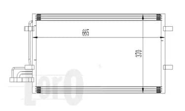 0170160015 Abakus Радіатор кондиціонера