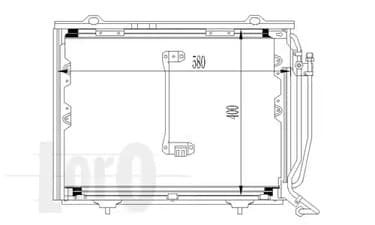 0540160016 Abakus Радіатор кондиціонера