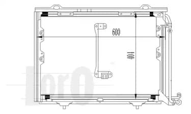 0540160023 Abakus Радиатор кондиционера