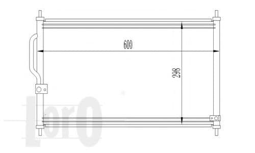 018-016-0005 Loro Радіатор кондиціонера