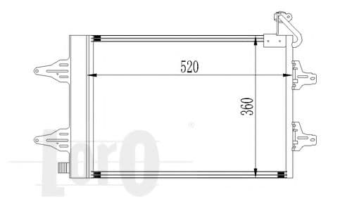 053-016-0015 Loro Радиатор кондиционера