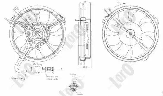 003-014-0011 Loro Вентилятор системи охолодження двигуна