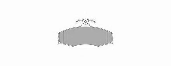 955 Simer Тормозные колодки