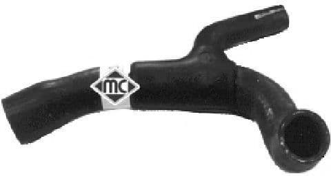 08138 Metalcaucho Патрубок радиатора системы охлаждения двигателя