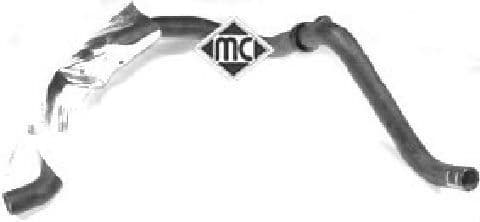 08595 Metalcaucho Патрубок радіатора системи охолодження двигуна