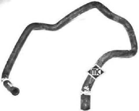 08766 Metalcaucho Патрубок радиатора системы охлаждения двигателя