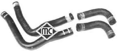 08835 Metalcaucho Патрубок радіатора системи охолодження двигуна