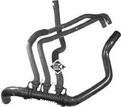 09170 Metalcaucho Патрубок радіатора системи охолодження двигуна