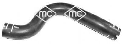 09348 Metalcaucho Патрубок радиатора системы охлаждения двигателя