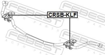 crsbklf Febest Втулка стабілізатора