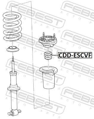 cddescvf Febest Отбойник амортизатора для Chevrolet Tahoe