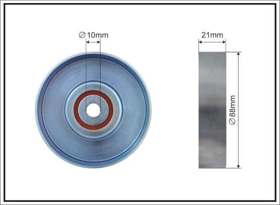 500639 Caffaro Обвідний ролик поліклинового ременя