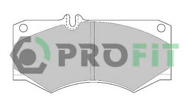 5000-0239 Profit Тормозные колодки