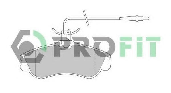 5000-1112 Profit Гальмівні колодки