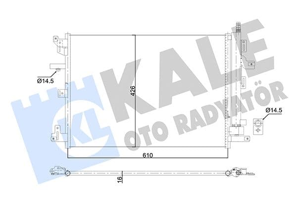 353070 Kale Oto Radyatör Радіатор кондиціонера для Volvo XC90