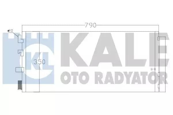 342560 Kale Oto Radyatör Радіатор кондиціонера