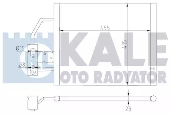 343055 Kale Oto Radyatör Радіатор кондиціонера