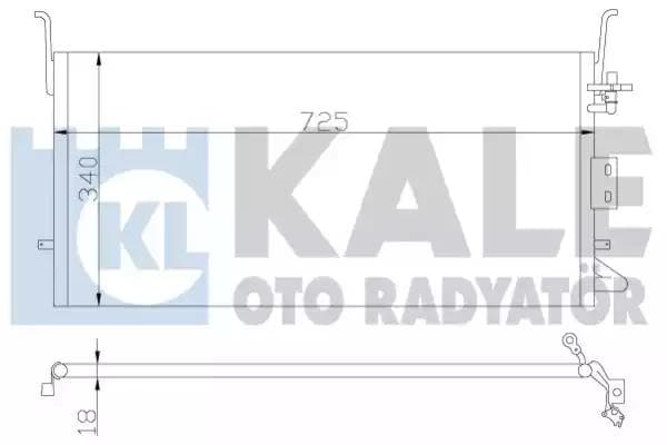 379500 Kale Oto Radyatör Радіатор кондиціонера