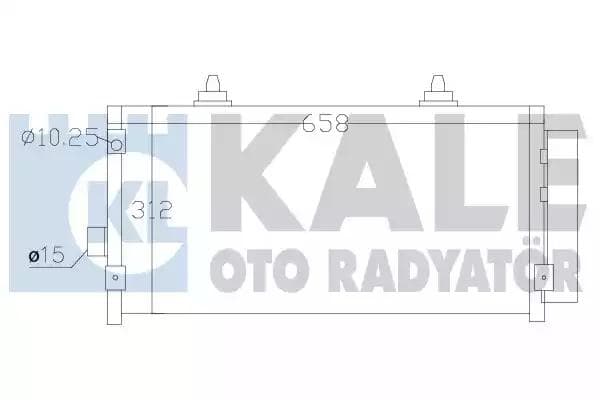 389500 Kale Oto Radyatör Радіатор кондиціонера
