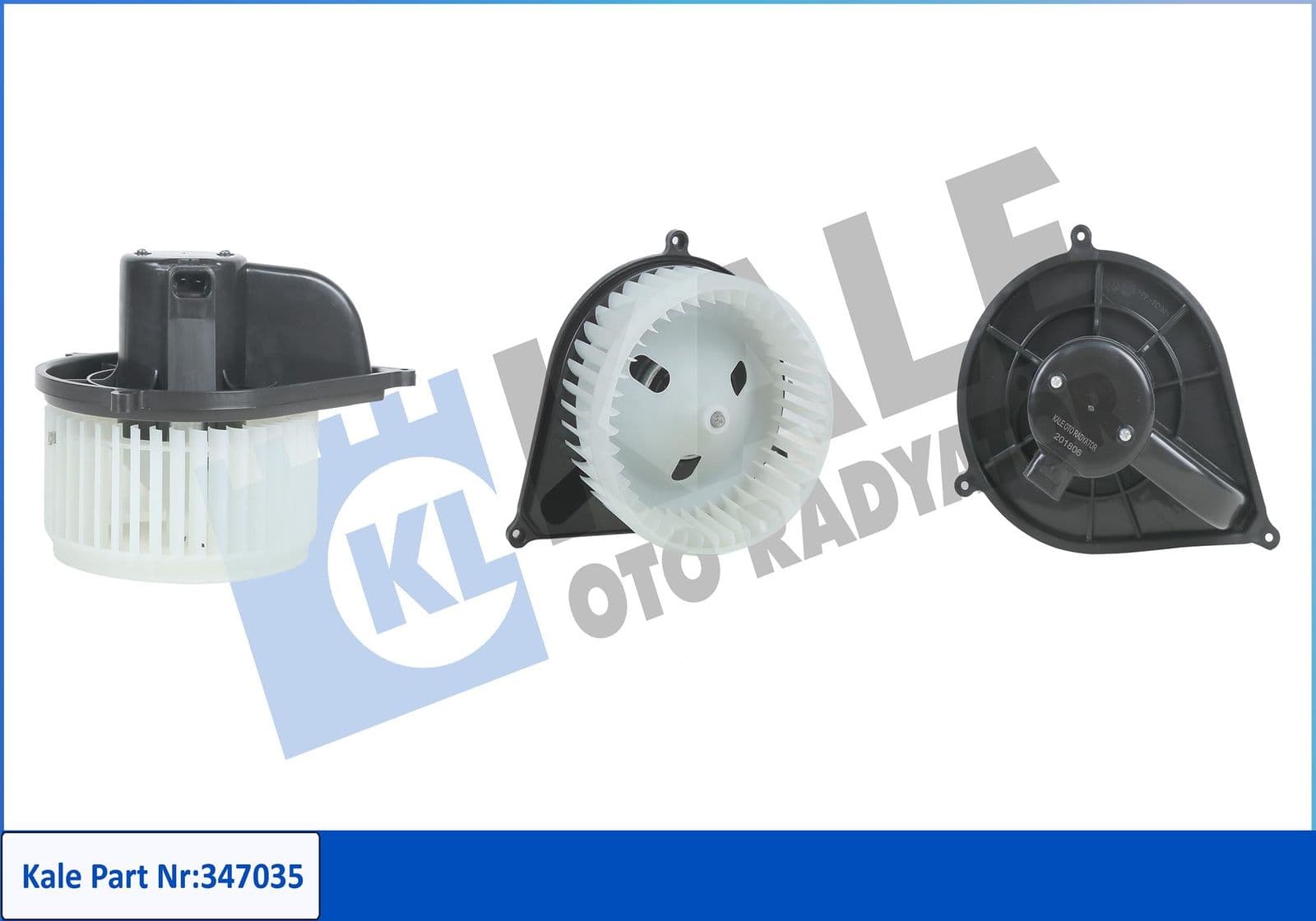 347035 Kale Oto Radyatör Вентилятор салону для Fiat Ducato