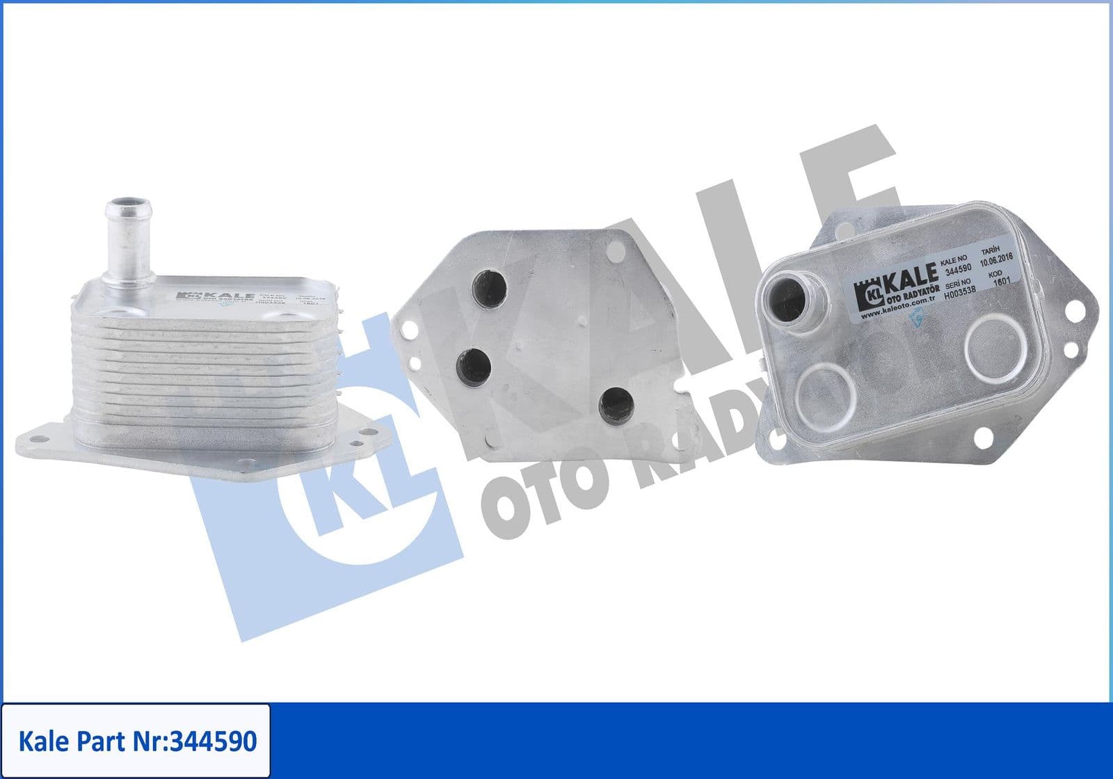 344590 Kale Oto Radyatör Оливний радіатор двигуна