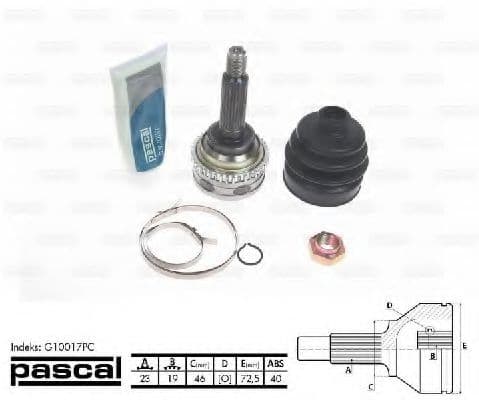 G10017PC Pascal ШРУС