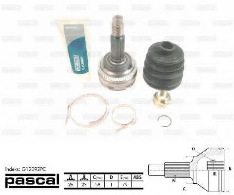 G12092PC Pascal ШРУС