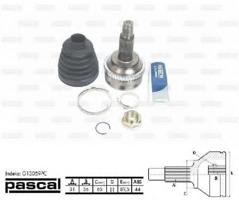 G13059PC Pascal Граната для Mazda 6