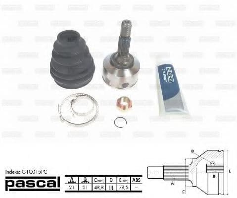 G1C015PC Pascal ШРУС