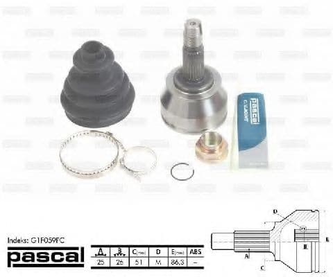 G1F059PC Pascal Граната