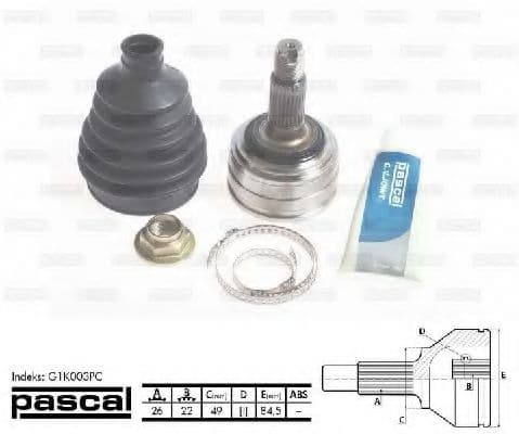 G1K003PC Pascal Граната