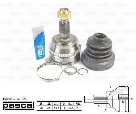 G1R013PC Pascal ШРУС