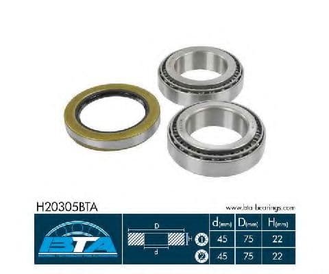 H20305BTA BTA Подшипник ступицы колеса