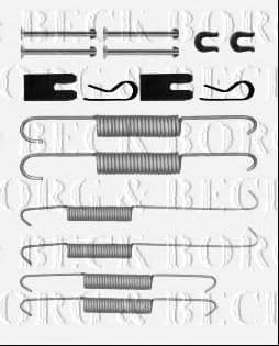 BBK6329 Borg & Beck Комплектующие дисковых тормозных колодок для Toyota Hilux
