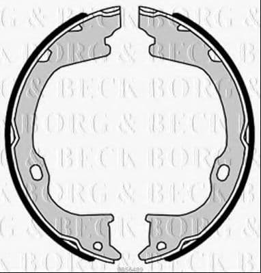 BBS6489 Borg & Beck Гальмівні колодки