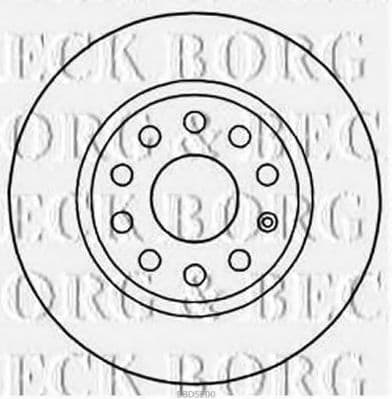 BBD5200 Borg & Beck Гальмівний диск