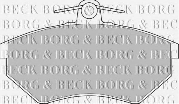 BBP1427 Borg & Beck Гальмівні колодки