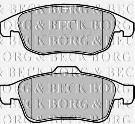 BBP2069 Borg & Beck Гальмівні колодки