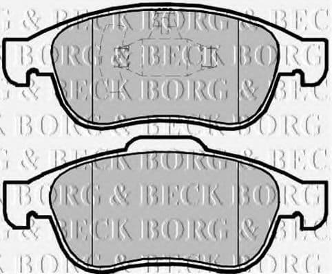 BBP2098 Borg & Beck Гальмівні колодки