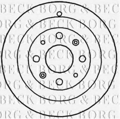 BBR7195 Borg & Beck Тормозной барабан