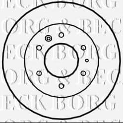 BBR7239 Borg & Beck Гальмівний барабан