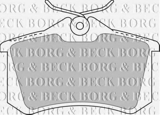 BBP1512 Borg & Beck Тормозные колодки