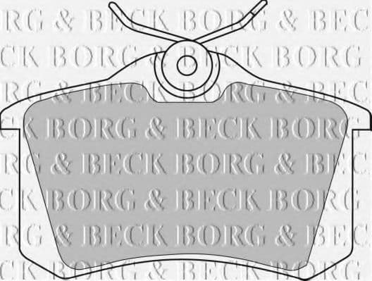 BBP1542 Borg & Beck Тормозные колодки