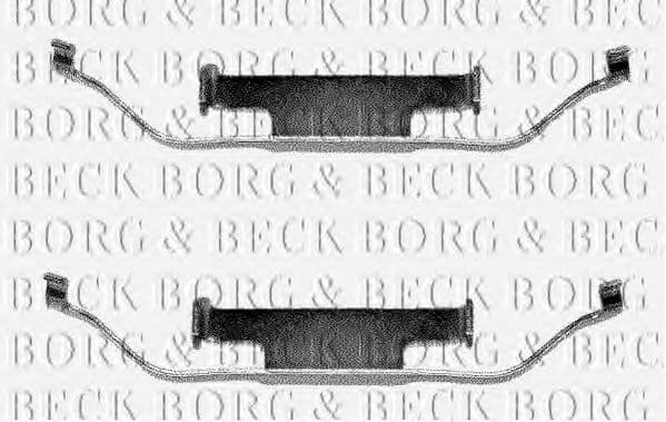 BBK1012 Borg & Beck Компоненти дискових гальмівних колодок